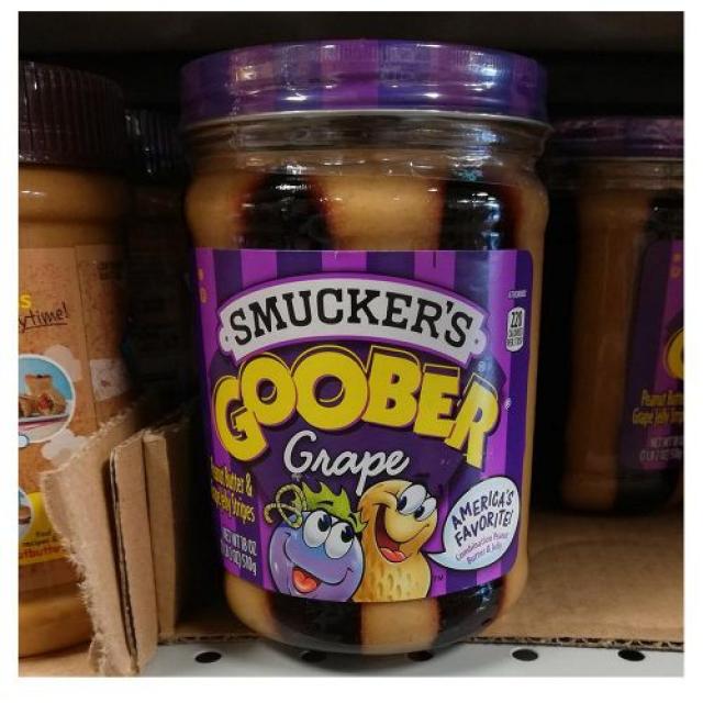 Smucker's Goober Grape Americas favorite Spread 구버 그레이프 아메리카 페이보릿 스프레드 18oz 510g, 단품