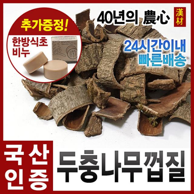 국산 말린 자연산 두충나무껍질 1200g 두충차 충북 제천에서 채집한 두충나무 껍질, 단품