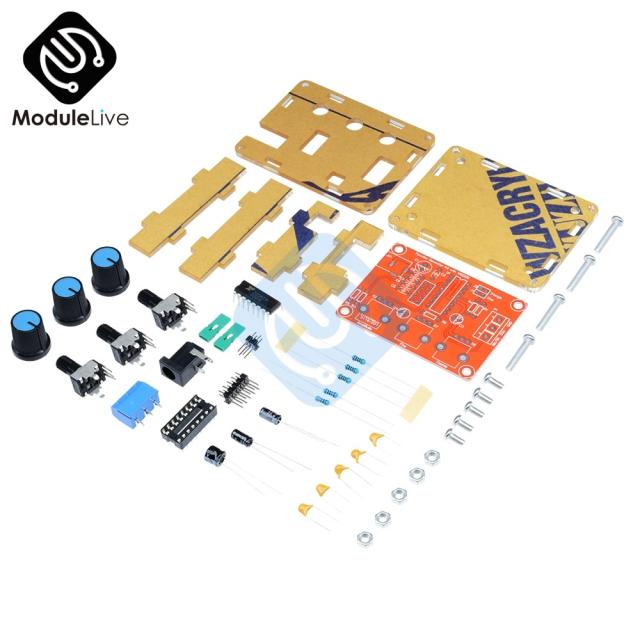XR2206 DIY 키트 사인 삼각형 사각파 출력 1Hz 1MHZ DDS 함수 신호 발생기 조정 가능한 주파수 진폭xr2206 diydds, 없음