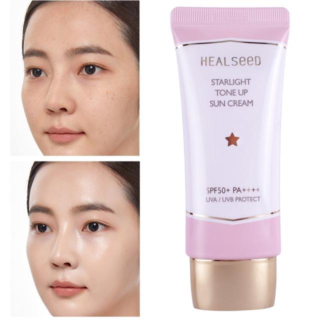 힐시드 맑은 톤업 선크림 (촉촉한) SPF50+ PA++++, 1개, 60ml