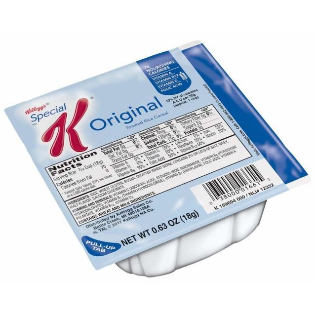 Special K 켈로그 스페셜케이 오리지널 일인용 시리얼 개당 18g (96팩), 96개