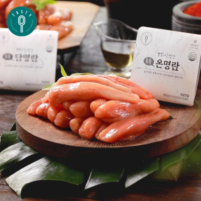 [테이스티나인] 탐나는밥상 명랑한 명란세트(온명란 80g*10팩 + 단명란 80g*9팩), 상세 설명 참조