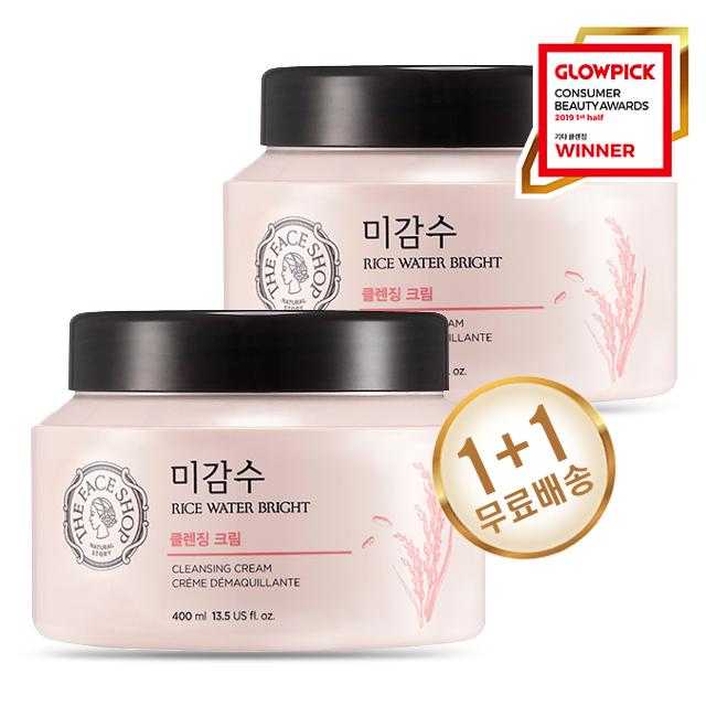 더페이스샵 미감수 브라이트 클렌징 크림 대용량 400ml 1+1, 1개