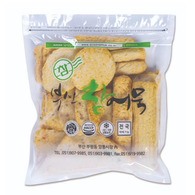 부산참어묵 부평깡통시장 직매장 안매운모듬, 900g, 1팩