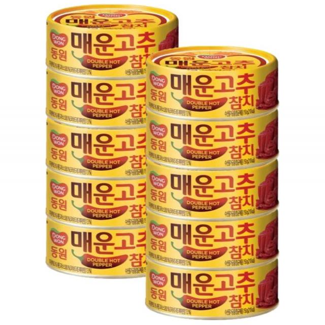 [동원] 동원참치 매운고추참치 100g x 10, 단일상품