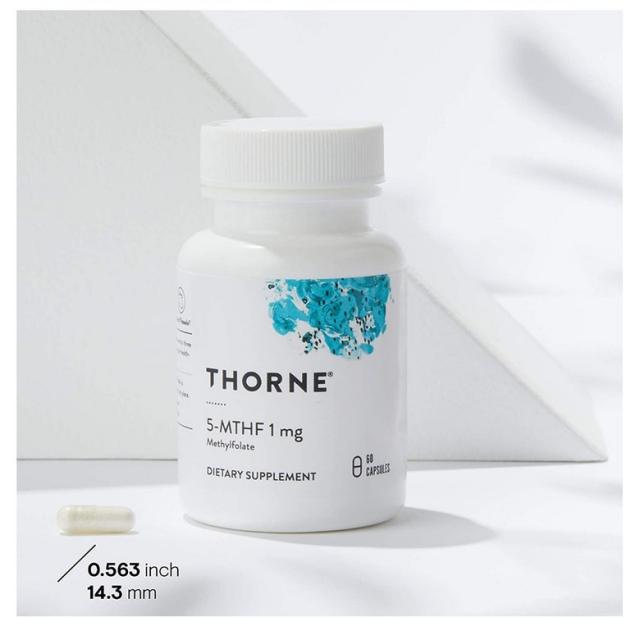 Thorne Research 쏜리서치 4세대 활성비타민 B9 엽산 1mg 60캡슐 임신준비영양제, 1병