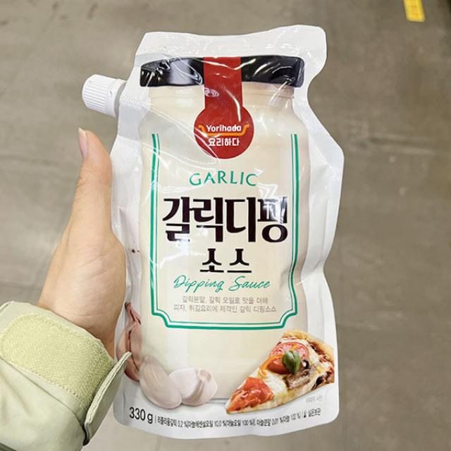 요리하다 갈릭디핑소스 330G x 3개, 단품, 단품