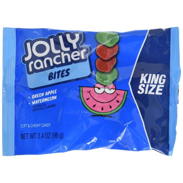 Jolly Rancher 졸리랜처 츄위 캔디 바이츠 3.4oz 12EA, 1개