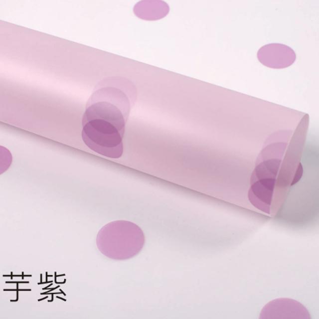 포장지 시리즈 크리스탈 거품 방수 꽃 로즈 스모그 종이꽃 꽃집, T03-토란퍼플-크리스탈 거품