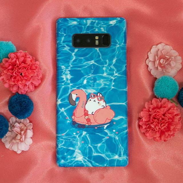 [바보사랑](몰랑이) 플라밍고튜브 하드케이스, 기종선택:노트9, 상세 설명 참조