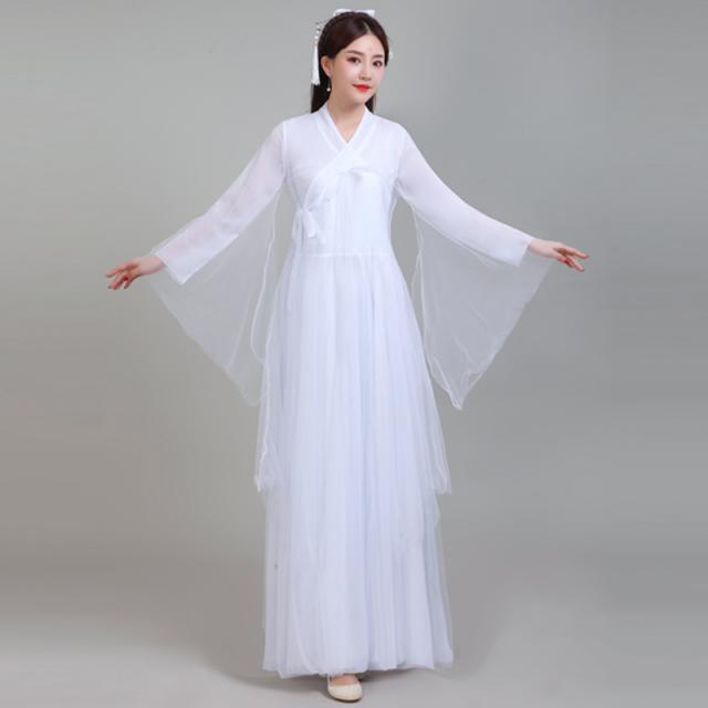 다카코세상 클래식 춤추다 여성 샤랄라 차이나 스위트 담아한 독무 고대복장 스윗 엔틱 중국한복 댄스복장