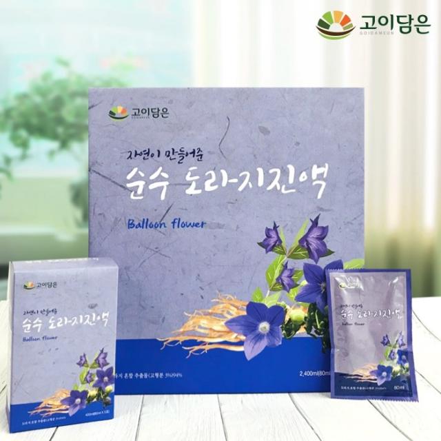 고이담은 순수도라지진액 80ml 30포 부모님선물 효도선물, 단일상품