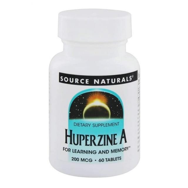 Source Naturals 소스네츄럴스 휴퍼진A 200mcg 60정 브레인포그 영양제, 1mg, 2개