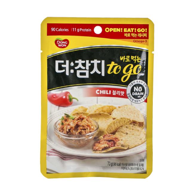 동원 더참치 to go 칠리맛 70g X 1개