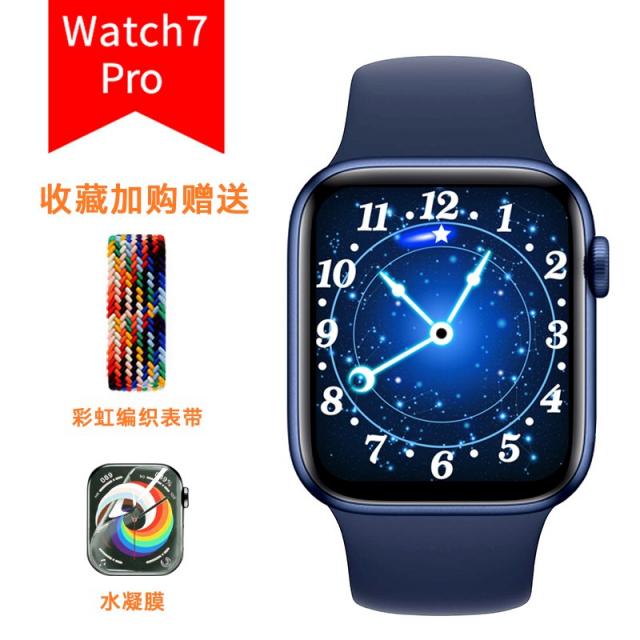 스마트워치 짝이 맞다 S7 화창베이 스텐레스 MAX 적용 안드로이드 IPHONE NFC 가능 받다 때리다 4742365465, watch7pro 보석블루 오프라인지, 본상품