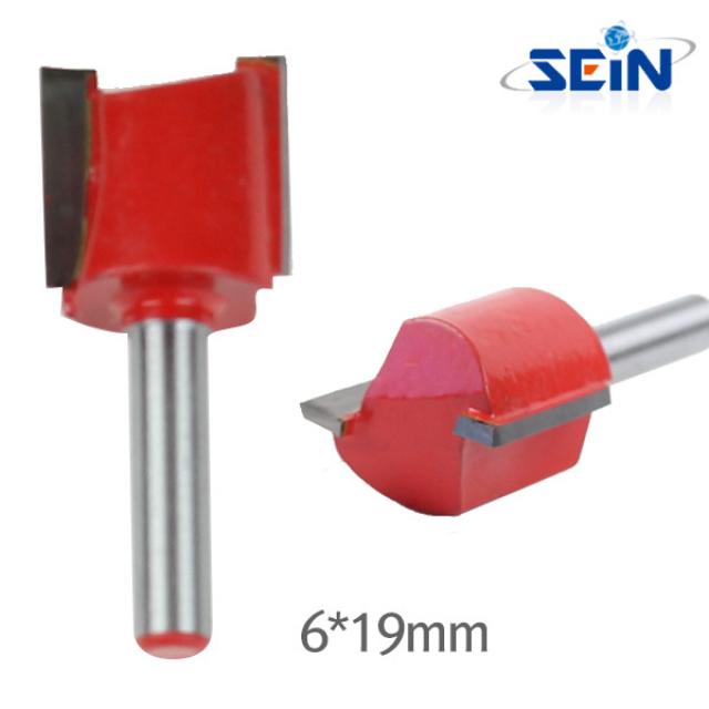 세인 트리머비트(평비트)-19mm 루터 초경날 목공 DIY 생크6mm, 1개