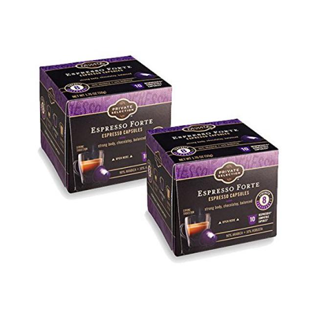 Private Selection Espresso Forte Capsules (Pack of 2) 비공개 선택 Espresso Forte Capsules (Pack of 2), nullSET