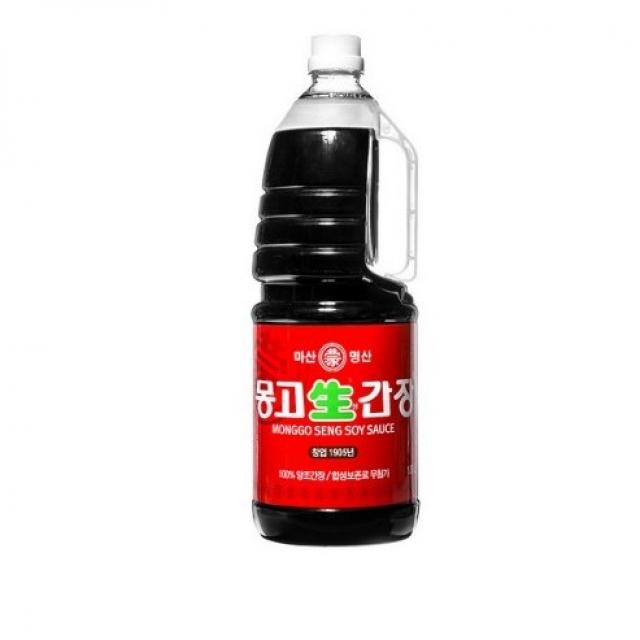 몽고식품 몽고생간장, 1.8L, 2개