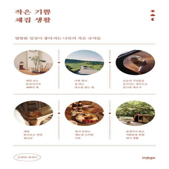 작은 기쁨 채집 생활:평범한 일상이 좋아지는 나만의 작은 규칙들 인디고 글담 