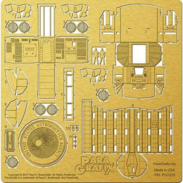 ParaGrafix 2001 : 스페이스 오디세이 - 디스커버리 XD-1 조종석과 출입구 - PGX210, 상세 설명 참조0