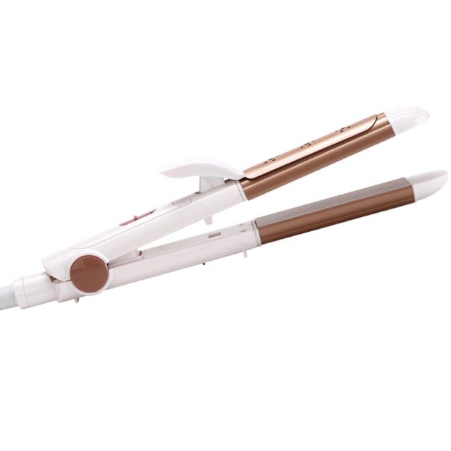 롤업 헤어 웨이브 여성헤어 웨이브 빠른 퍼머 겸용 한국 학생 속칭 헤어 웨이브 슬립 나태한 신기 미니 다리미판 업그레이드 골드(4767), 1세트