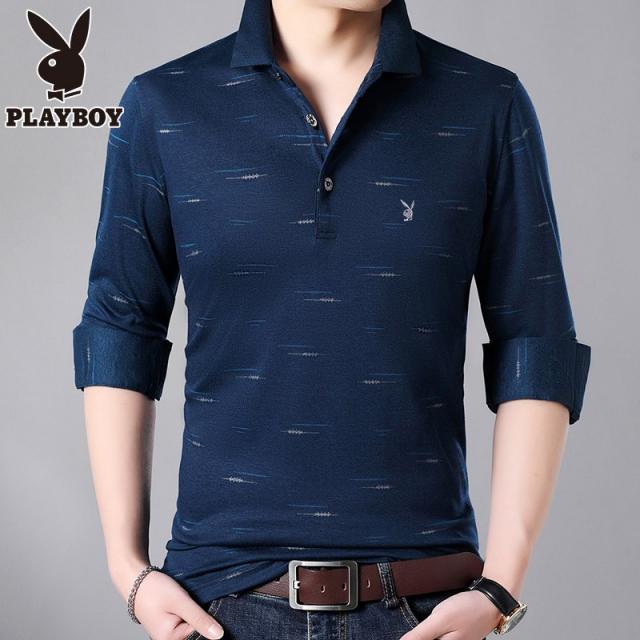 PLAYBOY 중년남성의류 캐주얼 데일리 카라티셔츠 45823202