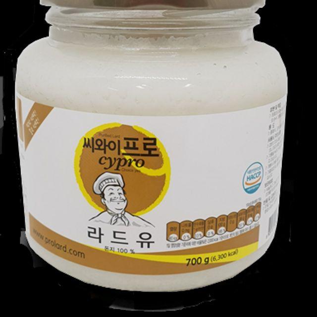 씨와이프로 돈지 돼지기름 라드유 700g, 1