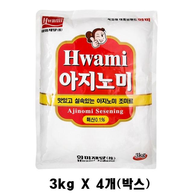 아지노미 조미료,3kg X 4개 ,무료배송, 단일상품