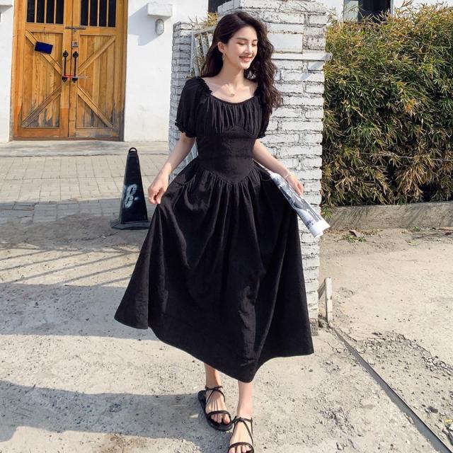 여성 여름 슬림 불규칙한 롱 스커트 패션 고삐 드레스 2021 슬리밍