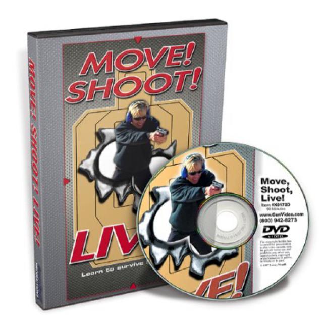 Move! Shoot! Live! Learn to survive a gunfight. DVD 움직임! 사격! 라이브! 총격전에서 살아남는 법을 배우십시오. DVD, null세트