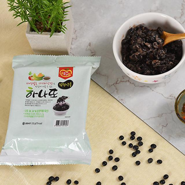 국산 검정약콩으로 만든 하나또(다시마간장소스+야채토핑), 53g, 36개