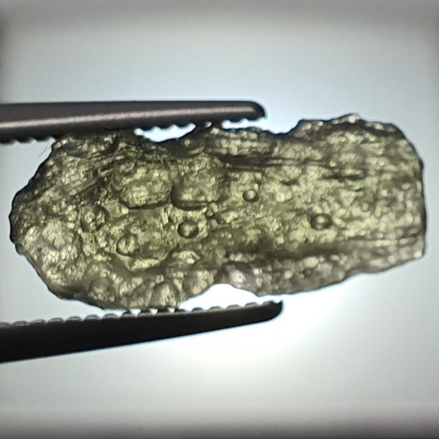 운석 MOLDAVITE 몰다바이트 충격암 1ct 체코 전시케이스+보증서