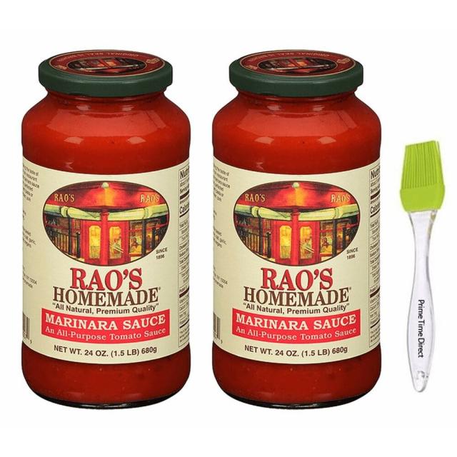 Rao's Marinara Sauce 라오 마리나라 소스 680g 2팩 브러쉬 포함, 1세트