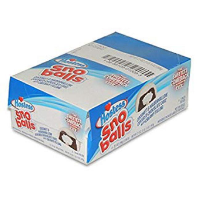 Hostess Snowballs Chocolate Cake With Creamy Filling 3.50 Oz ( Pack Of 6 ) 안주인 Snowballs 크림 케이크 99.2, 1