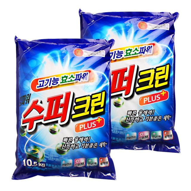 수퍼크린 플러스 10.5kg x2, 1개