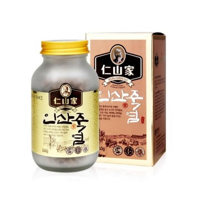 (주)인산가 정품 9회 자죽염 분말(230g) 또는 고체(240g) +홍삼애크런치(49g), 1박스, 240g