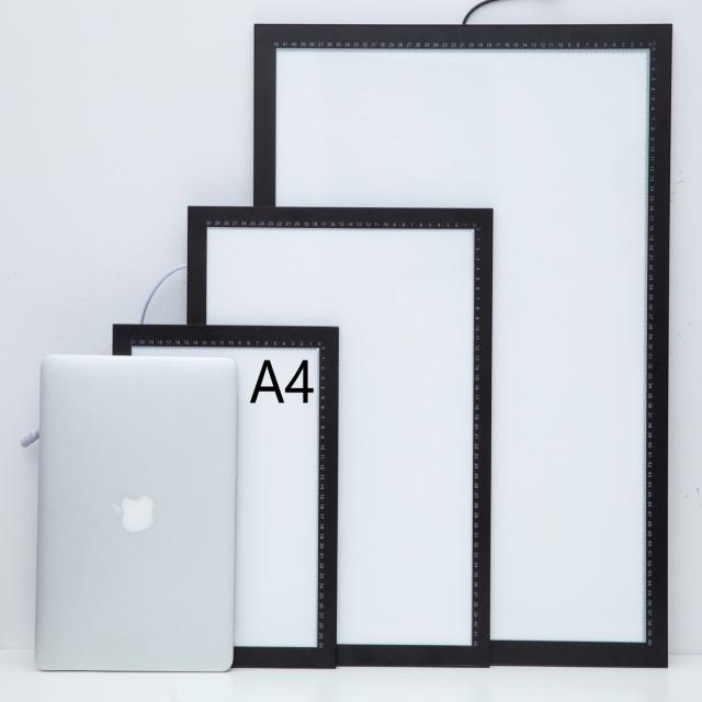 만화 애니메이션 스케치 투광판 복사판, 개, A4-USB 조명 콘센트 자석 테이프35x26cm