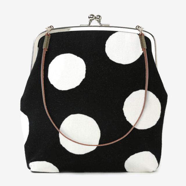 소우소우 물방울 가마구치 미니백 핸드백 가방 / SOUSOU Canvas Mini Bag Hand Bag 6300518