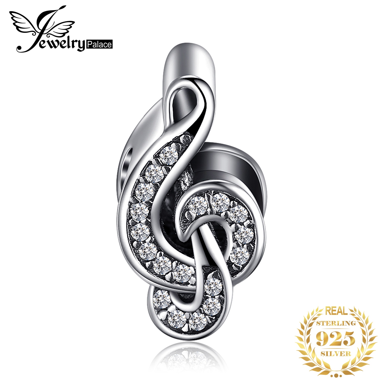 Jewelrypalace 고음 음자리표 925 스털링 실버 비즈 매력 실버 925 오리지널 팔찌 실버 925 오리지널 쥬얼리 만들기