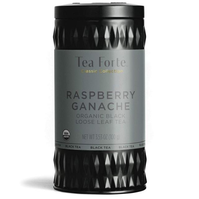 Tea Forte Loose Tea Canister Black Tea Raspberry Ganache, 선택, 상세설명참조