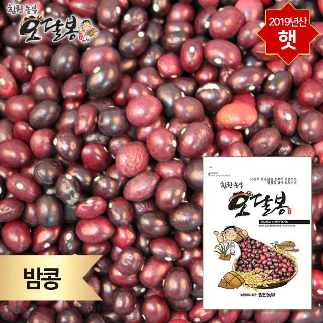 힘찬농부오달봉 2019년 햇 밤콩 울타리콩 양대 울콩 수입산 중국산 1개 500g