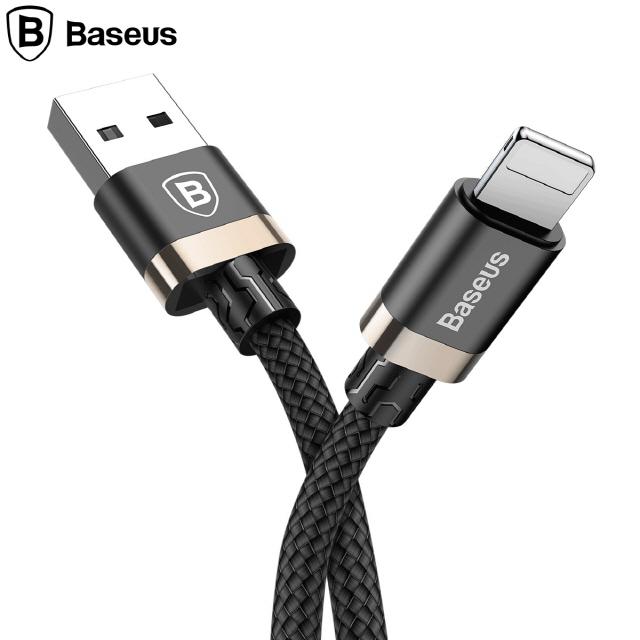 베이스어스 8P TO USB2.0 골든벨트 케이블 2A 1.5M (블랙골드) 고속충전케이블/c타입케이블/5핀케이블/휴대폰충전기/스마트폰충전케이블/c타입고속충전케이블/충전기케이블/8핀케이블/마그네틱케이블/c타입충전기, 단일 수량, 단일 색상