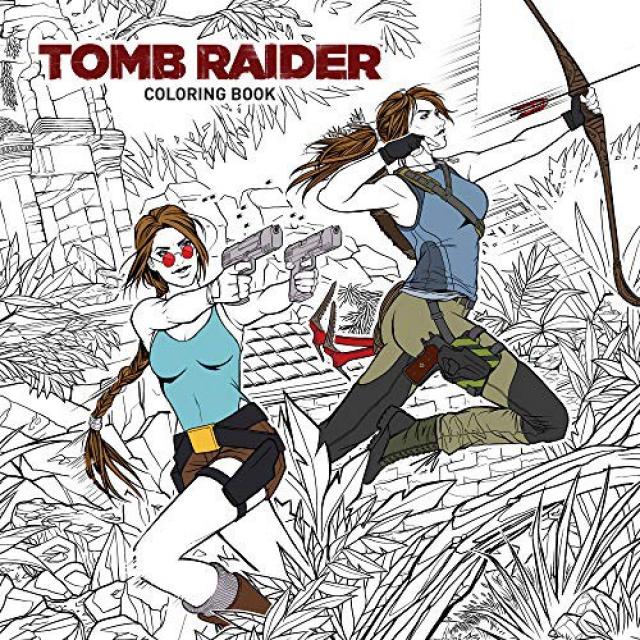 Tomb Raider Adult Coloring Book 무덤 침입자 성인 색칠 공부, 1