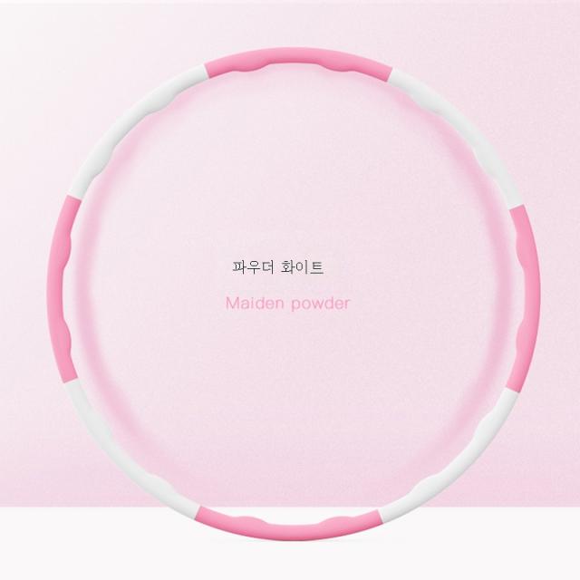 ZZJJC 훌라후프 탈부착 가능 훌라후프 슬림 보디빌딩 기구 마사지 코튼 스트라이프, 팔절(블루+화이트) 3근무겁다.
