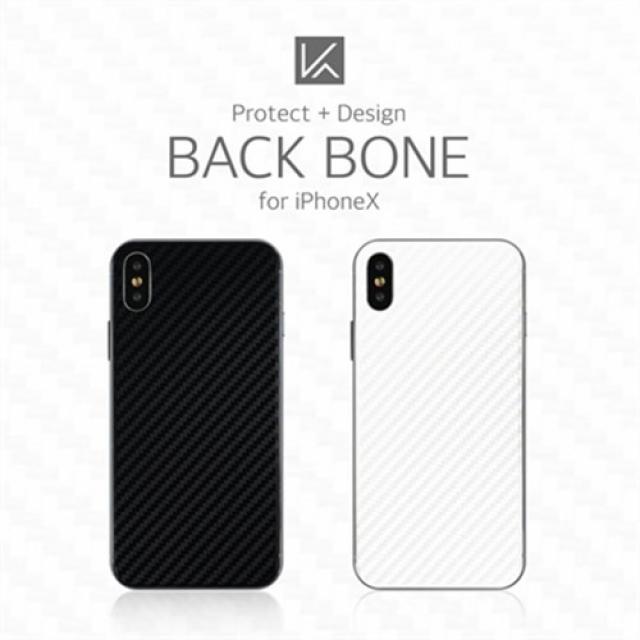 아트박스/케이안 케이안 아이폰X 3D BACKBONE 강화유리 후면필름, 색상(아이폰X전용)/화이트-아이폰X 3D BACKBONE