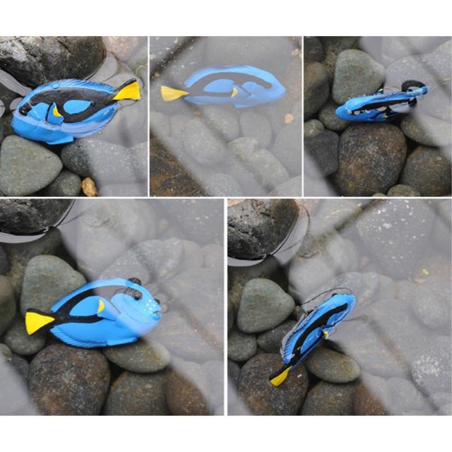 영화속 니모친구 파란색 물고기 피규어 디테일 사실성