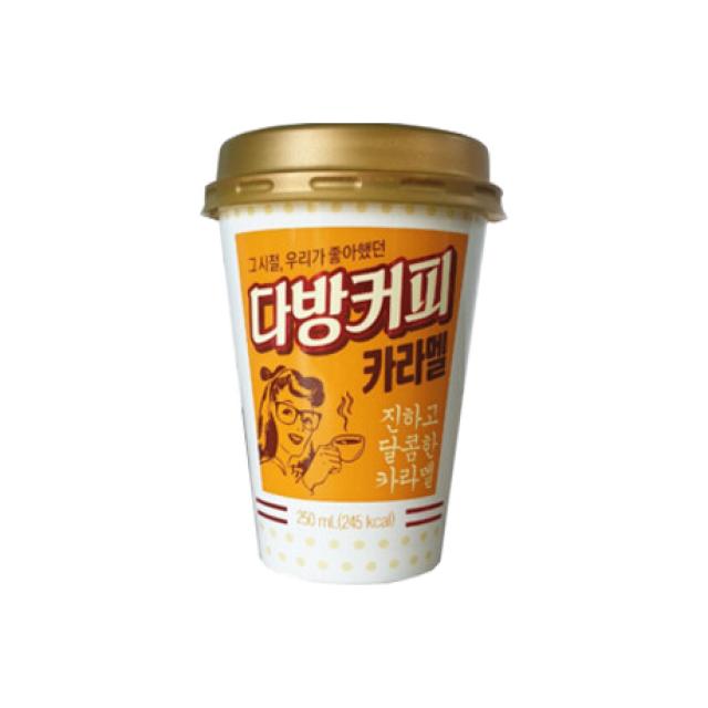 [삼성에프에스]동원 다방커피 오리지날 / 헤이즐넛 / 카라멜 250ml 3종, 다방커피 카라멜
