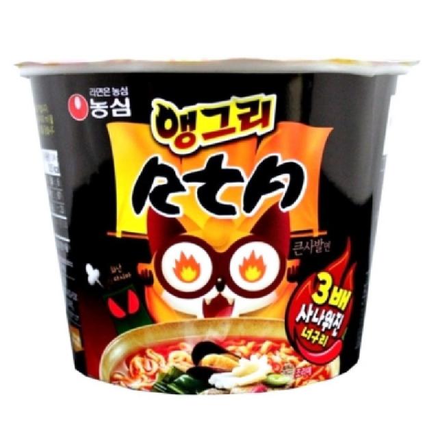 [AOQ_9622272] 농심 앵그리 너구리 큰사발 114gx16컵