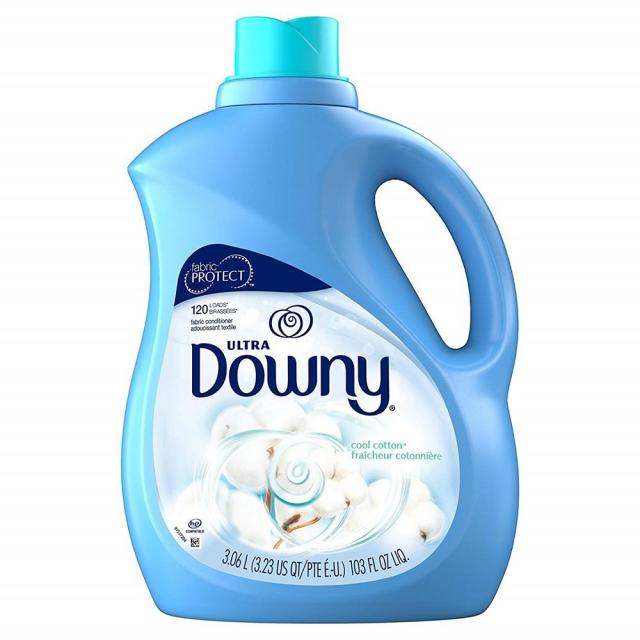 다우니 액상 섬유 유연제 3.06L 울트라 쿨 코튼 향 Downy Ultra Cool Cotton Liquid Fabric Conditioner 103 Fl Oz prevent stretching fading and fuzz, 1set