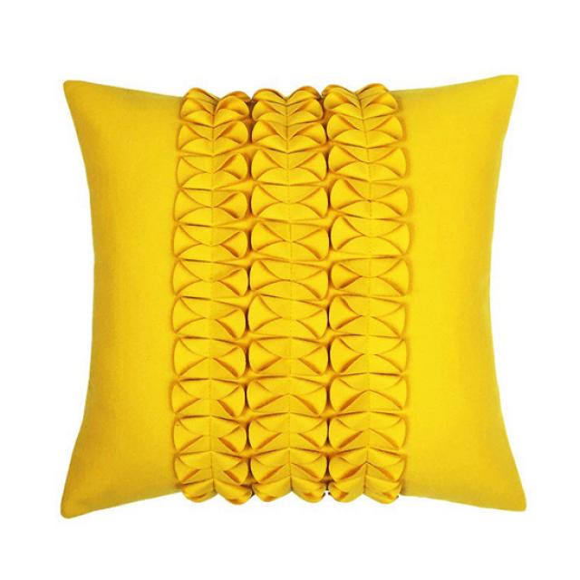 캐슬빈 쉐르딘 시리즈 봄 셔링 쿠션커버45X45cm, A